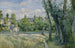 Luce del sole sulla strada, Pontoise - Camille Pissarro — vista dell’opera