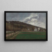 Le rive della Marna in inverno - Camille Pissarro — quadro incorniciato alla parete
