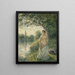 La Baigneuse - Camille Pissarro — quadro incorniciato alla parete