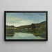 La Marne à Chennevières - Camille Pissarro — quadro incorniciato alla parete