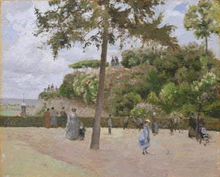 Camille Pissarro - The Public Garden at Pontoise.webp