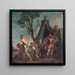 Camillus e il maestro di scuola di Falerii - Domenico Corvi — quadro incorniciato alla parete