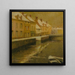 Canale a Bruges in inverno - Henri Le Sidaner — quadro incorniciato alla parete