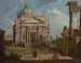 Un caprice avec l'église du Rédempteur - Canaletto — vista dell’opera