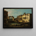 Chiusa vicino a Dolo - Canaletto — quadro incorniciato alla parete