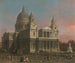 La cattedrale di San Paolo - Canaletto — vista dell’opera