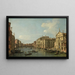 Le Grand Canal à Venise, vista verso sud-est de San Stae aux Fabbriche Nuove de Rialto - Canaletto — quadro incorniciato alla parete