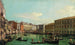 Le Grand Canal, Venezia, vista verso sud verso il ponte di Rialto - Canaletto — vista dell’opera