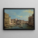 Le Grand Canal à Venise du Palazzo Flangini au Campo San Marcuola - Canaletto — quadro incorniciato alla parete