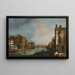 Le Grand Canal à Venise avec le Palazzo Corner Ca'Grande - Canaletto — quadro incorniciato alla parete