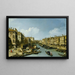 Le Grand Canal près du pont du Rialto Venise - Canaletto — quadro incorniciato alla parete