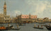 Le Molo avec la Piazzetta et le Palais des Doges depuis le Bacino - Canaletto — vista dell’opera