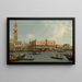 Le Molo avec la Piazzetta et le Palais des Doges depuis le Bacino - Canaletto — quadro incorniciato alla parete