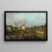 La Porta Portello, Padova - Canaletto — quadro incorniciato alla parete