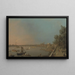 La Tamise dalla terrazza di Somerset House in direzione di Westminster - Canaletto — quadro incorniciato alla parete