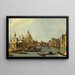 Venezia L'imbocco del Gran Canal da est - Canaletto — quadro incorniciato alla parete