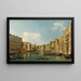 Venezia il Grande Canale del Palazzo Foscari alla Carità - Canaletto — quadro incorniciato alla parete