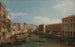 Venezia, il Grand Canal visto dal Ca' Da Mosto verso il ponte di Rialto - Canaletto — vista dell’opera