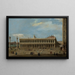 Venezia la Piazzetta vista verso ovest con la Libreria - Canaletto — quadro incorniciato alla parete