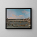 Ponte di Westminster con la processione dei sindaci sul Tamigi - Canaletto — quadro incorniciato alla parete