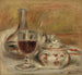 Carafe, bicchiere e zuccheriera - Pierre-Auguste Renoir — vista dell’opera