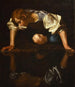 Narciso - Caravaggio — vista dell’opera