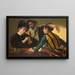 I Tricheurs - Le Caravage — quadro incorniciato alla parete