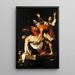 La Mise au tombeau du Christ - Le Caravage — quadro incorniciato alla parete