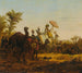 Carovana nel deserto - Jean-Baptiste Hilaire — vista dell’opera