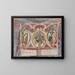 Conception décorative con due firme - Carel Adolph Lion Cachet — quadro incorniciato alla parete
