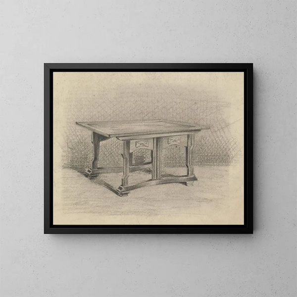 Design per un tavolo - Carel Adolph Lion Cachet — quadro incorniciato alla parete