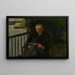 Ritratto di un uomo che legge - Carel Eliza van der Sande Lacoste — quadro incorniciato alla parete