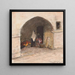 Scena di strada con donne vestite in stile orientale a Chioggia - Carel Nicolaas Storm van sGravesande — quadro incorniciato alla parete