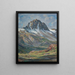 Mont Strike - Carl Albert von Salis — quadro incorniciato alla parete