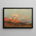 Tramonto sulle Lofoten - Carl August Heinrich Ferdinand Oesterley — quadro incorniciato alla parete