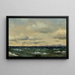 Cielo e mare - Carl Baage — quadro incorniciato alla parete