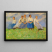 L'étude des jeunes filles - Carl Bantzer — quadro incorniciato alla parete