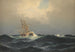 Un Vaporetto in Tempesta nell'Atlantico - Carl Bille — vista dell’opera