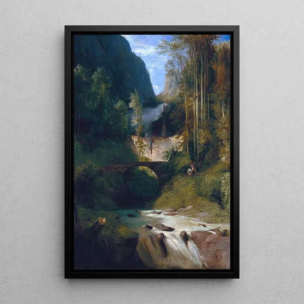Riproduzione del dipinto Gorge près d'Amalfi - Carl Blechen
