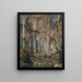 Rovina di una chiesa gotica - Carl Blechen — quadro incorniciato alla parete