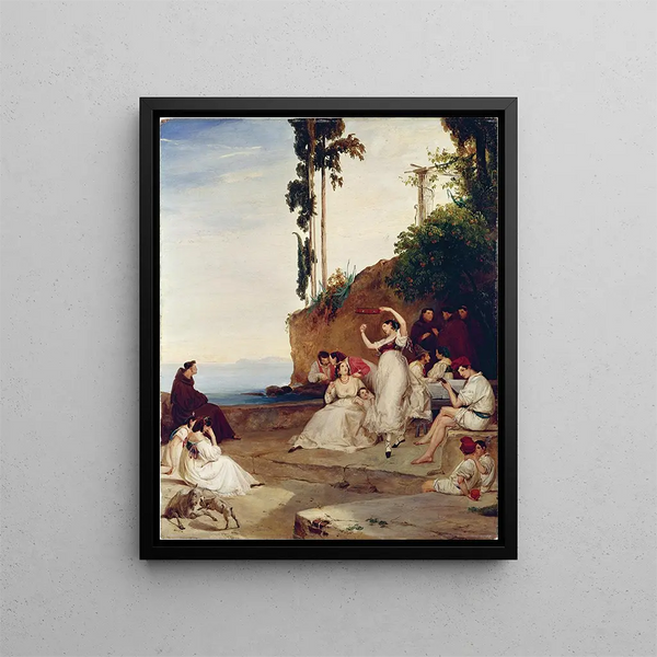 Tarentelle - Carl Blechen — quadro incorniciato alla parete