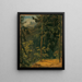 Sentiero nel bosco nel Harz - Carl Blechen — quadro incorniciato alla parete