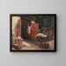 Un abattoir à Hellebk - Carl Bloch — quadro incorniciato alla parete