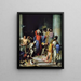 Cacciare i cambiamonete - Carl Bloch — quadro incorniciato alla parete