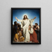 Il Cristo Consolatore - Carl Bloch — quadro incorniciato alla parete