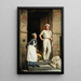 Un fornaio che si rinfresca - Carl Bloch — quadro incorniciato alla parete