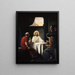 Cena a Emmaus - Carl Bloch — quadro incorniciato alla parete