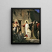 La risurrezione di Lazzaro - Carl Bloch — quadro incorniciato alla parete