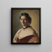L'épouse dell'artista, Mme Alma Bloch née Trepka - Carl Bloch — quadro incorniciato alla parete