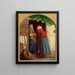 Due donne che parlano - Carl Bloch — quadro incorniciato alla parete